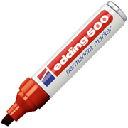 EDDING MARCADOR PERMANENTE 500 2-7mm ROJO 500-02